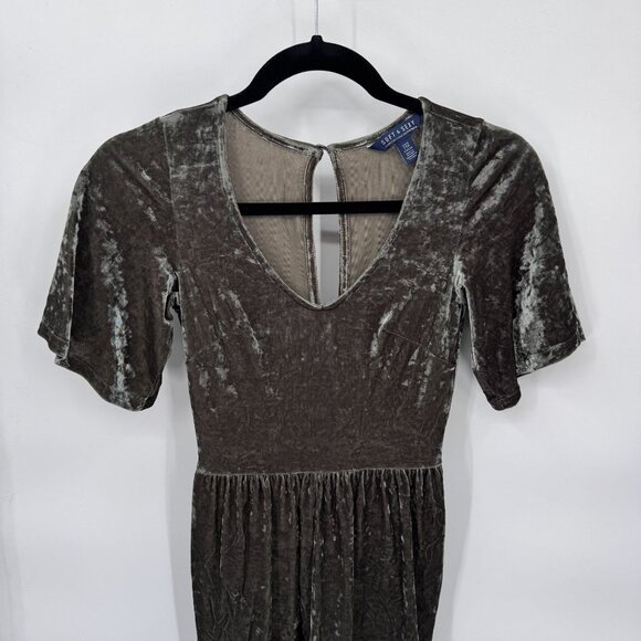 American Eagle Soft & Sexy Romper Womens XXS Green Velvet‎ Polyester Blend - Picture 2 of 8